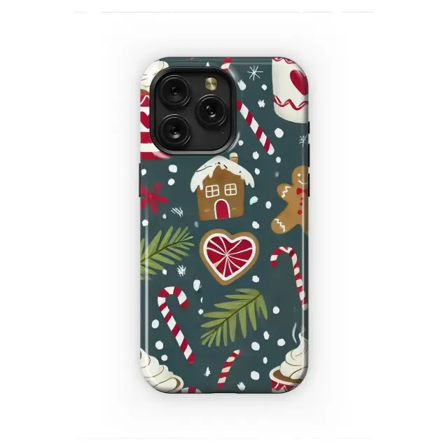 Oppo Reno 12 Cozy Christmas Cocoa and Gingerbread Pattern Mini S S Phone Case