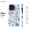 Oppo Reno 12 Vintage Floral Wildflower Blue Toile De Jouy Phone Case - Image 7