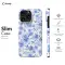Oppo Reno 12 Vintage Floral Wildflower Blue Toile De Jouy Phone Case - Image 7