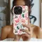 Oppo Reno4 Abstract Watercolor Pink Coral Floral Pattern Phone Case - Image 2