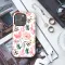 Oppo Reno4 Abstract Watercolor Pink Coral Floral Pattern Phone Case - Image 3