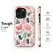 Oppo Reno4 Abstract Watercolor Pink Coral Floral Pattern Phone Case - Image 6