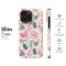 Oppo Reno4 Abstract Watercolor Pink Coral Floral Pattern Phone Case - Image 7