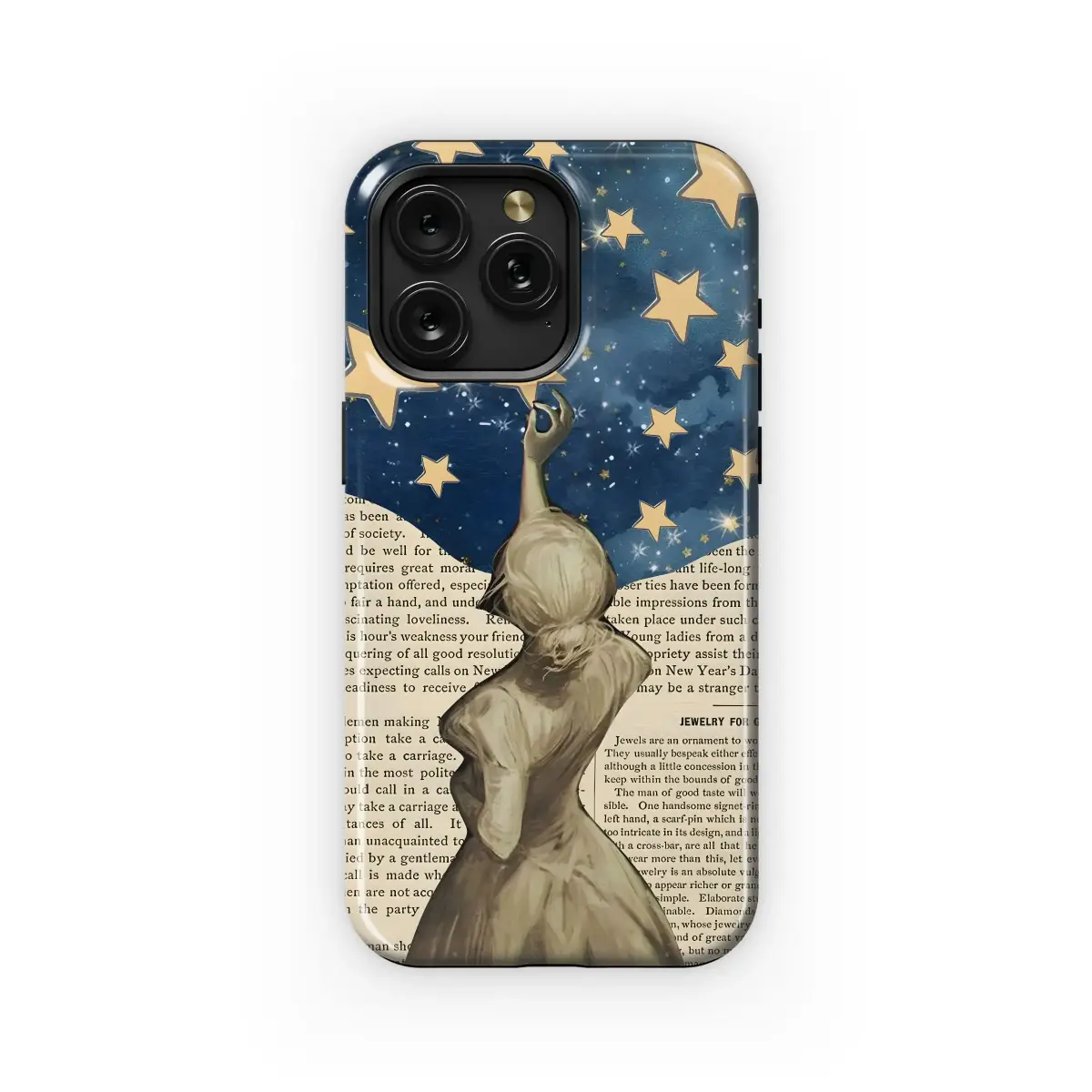 Oppo Reno4 Reach the Stars Vintage Phone Case - Image 1
