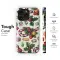 Oppo Reno8 Lite Vintage Christmas Candy Cane and Holly Berry Pattern S S Phone Case - Image 6