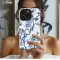 Oppo Reno8 Lite Vintage Floral Wildflower Blue Toile De Jouy Phone Case - Image 2