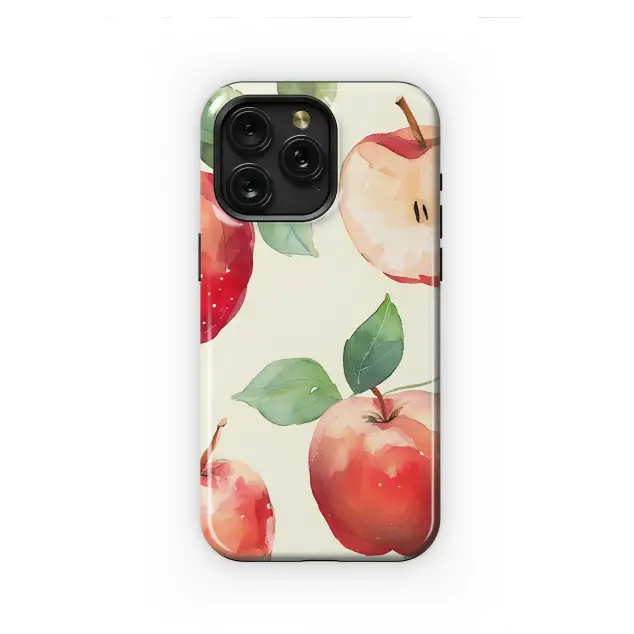 Oppo Reno8 Lite Watercolor Red Apple Botanical Fruit Design Mini S S Phone Case