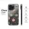 Oppo Reno8 Pro Clear Clear Glitch Art Christmas Ornament Watercolor Pattern S S Phone Case - Image 6