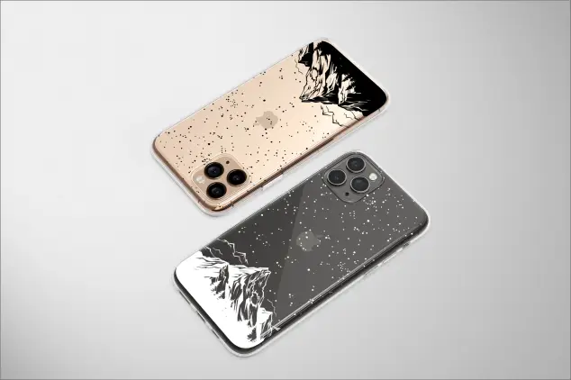 Oppo Reno8 Pro Clear Clear Starry Night Mountain Graphic Design Mini S S Phone Case