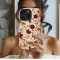 Oppo Reno8 Pro Crimson Bloom Vintage Floral Art Phone Case - Image 2