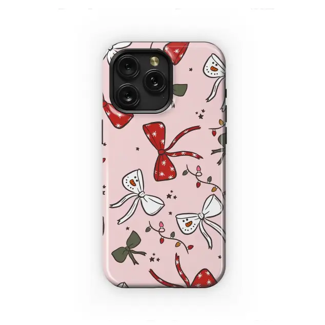 Oppo Reno8 Pro Cute Christmas Bows Snowman Festive Pattern Mini S S Phone Case