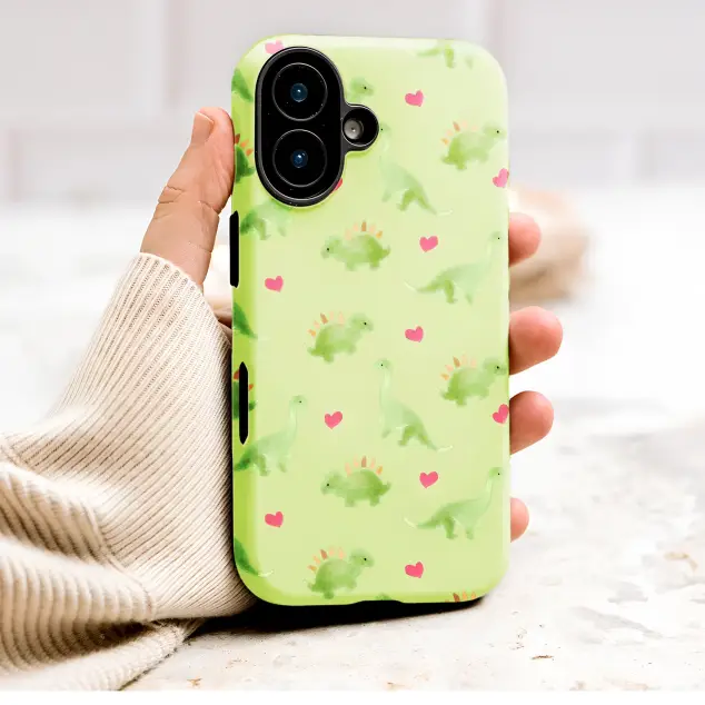 Oppo Reno8 Pro Cute Dinosaur Love Heart Watercolor Pattern Mini S S Phone Case
