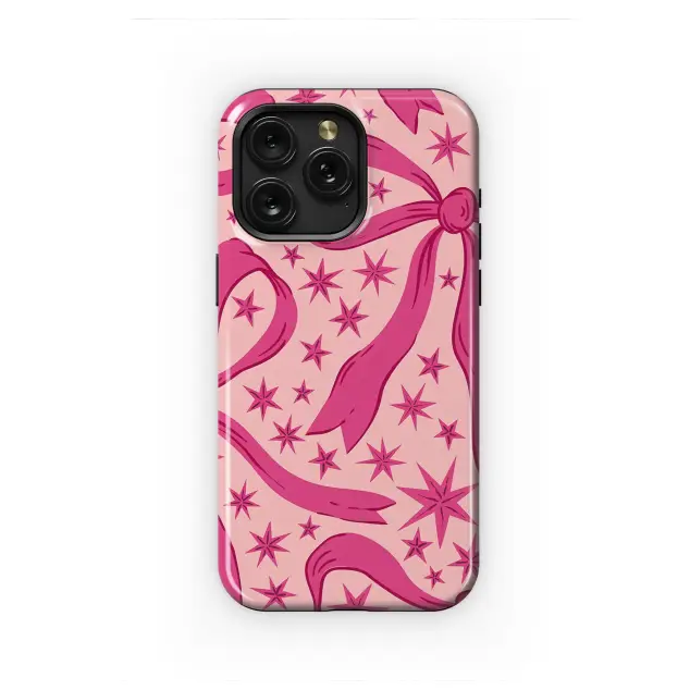 Oppo Reno8 Pro Girly Coquette Pink Bow Star Design Mini S S Phone Case
