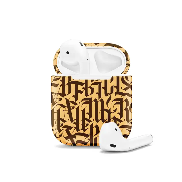 Oppo Reno8 Pro Gothic Alphabet Seamless Pattern AirPods AirPods AirPods AirPods AirPods Glossy Phone Case