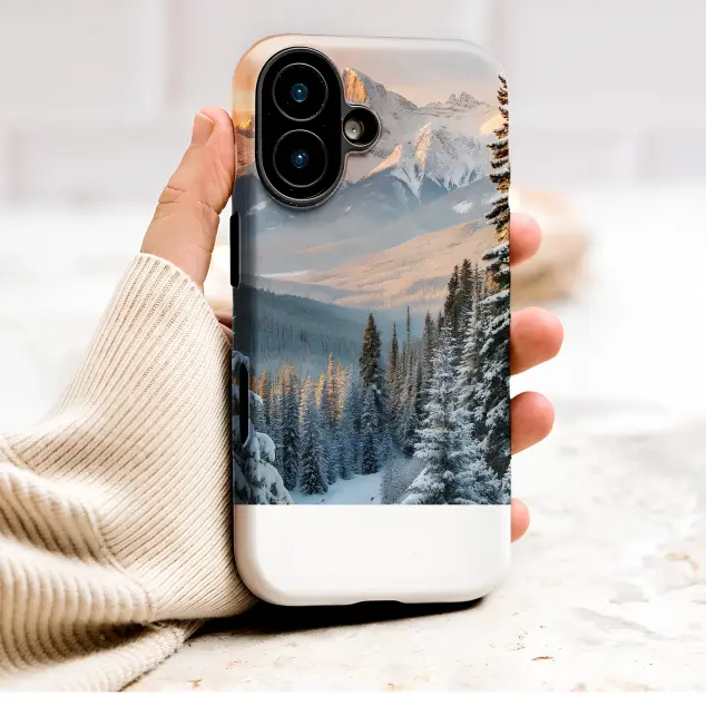 Oppo Reno8 Pro Snowy Mountain Sunset Winter Pine Forest Landscape S S Phone Case
