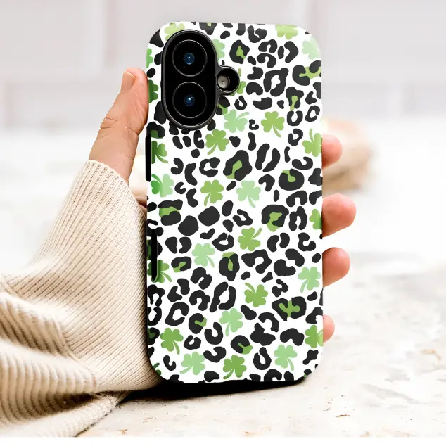 Oppo Reno8 Pro St Patricks Day Leopard Print Shamrock Mini S S Phone Case