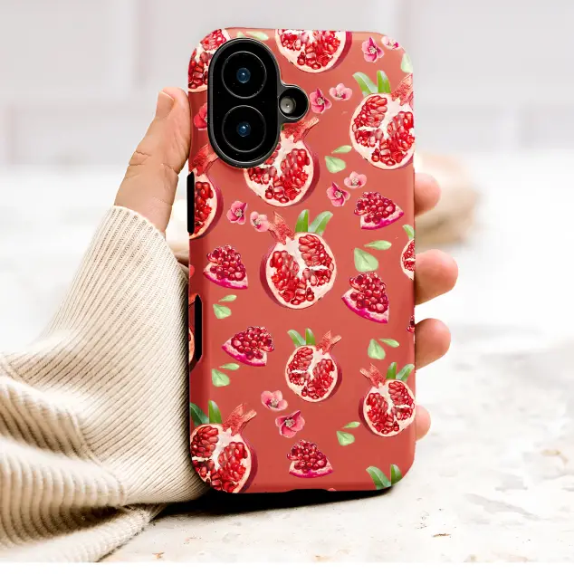 Oppo Reno8 Pro Vibrant Pomegranate Fruit Floral Illustration Mini S S Phone Case