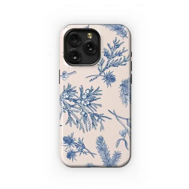Oppo Reno8 Pro Vintage Winter Botanical Evergreen Print Mini S S Phone Case