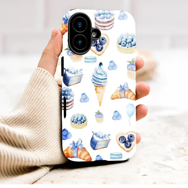 Oppo Reno8 Pro Watercolor Blueberry Dessert Bakery Pattern Art Mini S S Phone Case