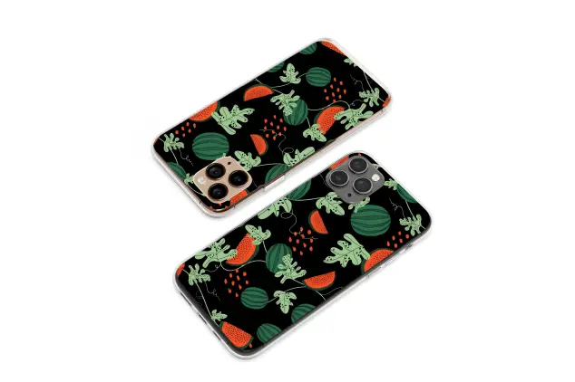 Oppo Reno8 Clear Clear Abstract Watermelon Glitch Art Summer Fruit Design S S Phone Case