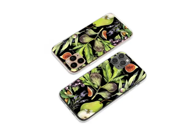 Oppo Reno8 Clear Clear Mediterranean Harvest Fruit Collage Botanical Illustration S S Phone Case