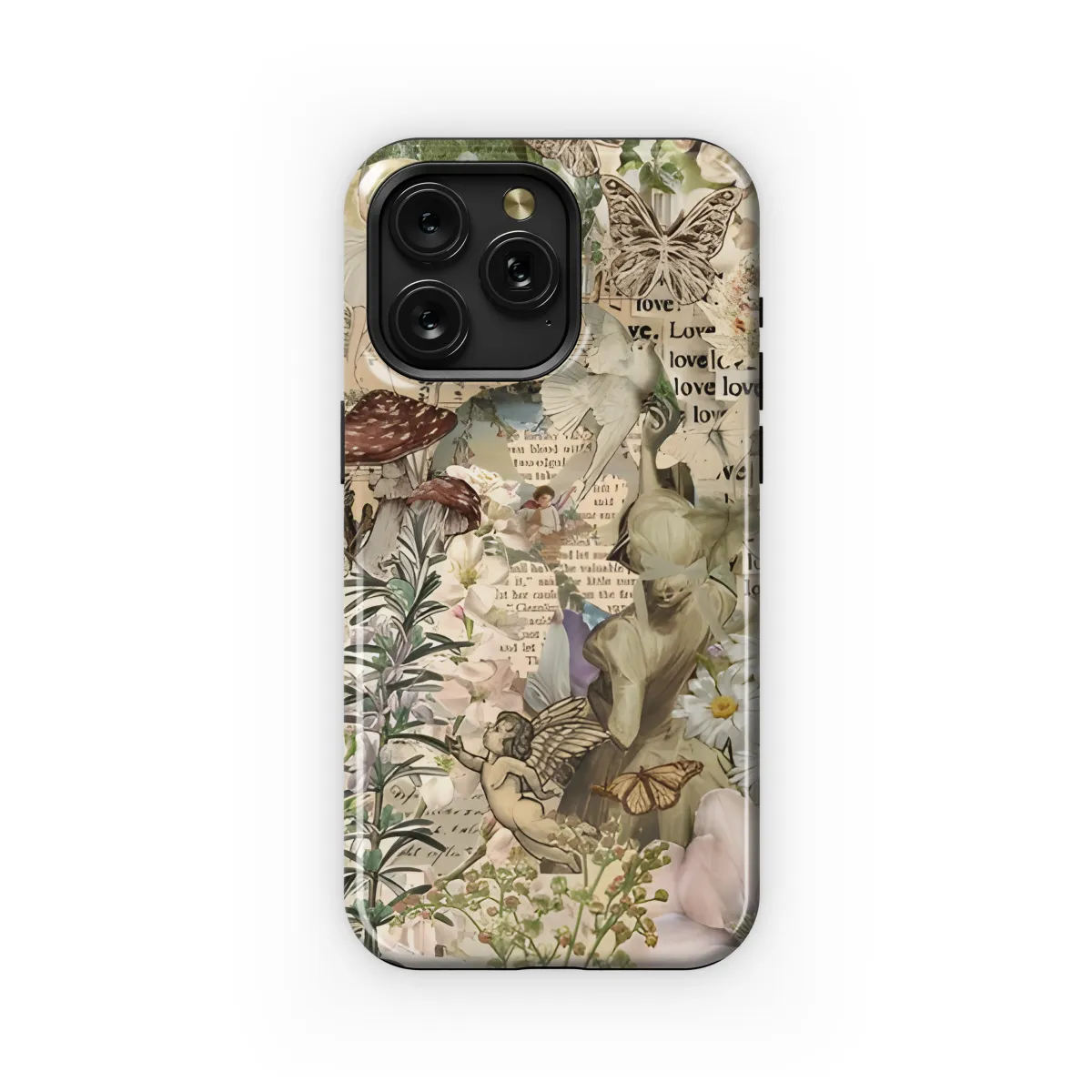 Oppo Reno8 Cottagecore Nature Scrapbook Phone Case - Image 1