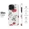 Oppo Reno8 Vintage Crimson Floral Whisper Phone Case - Image 7