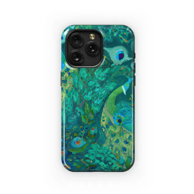 Samsung Galaxy A02s Van Gogh Inspired Peacock Painting Phone Case