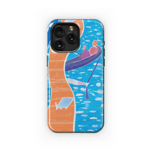 Samsung Galaxy A04s Modern Geometric Fishing Abstract Phone Case