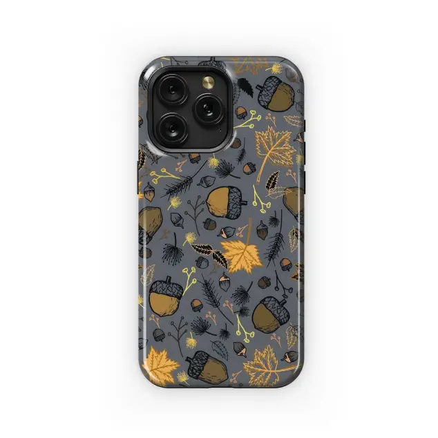 Samsung Galaxy A05 Autumn Leaves and Acorns Phone Case