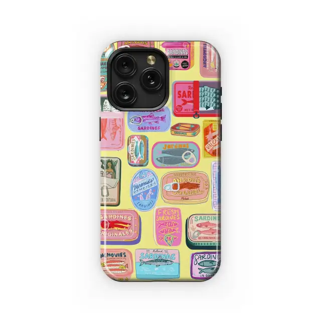 Samsung Galaxy A12 Nacho Vintage Sardine Cans Phone Case