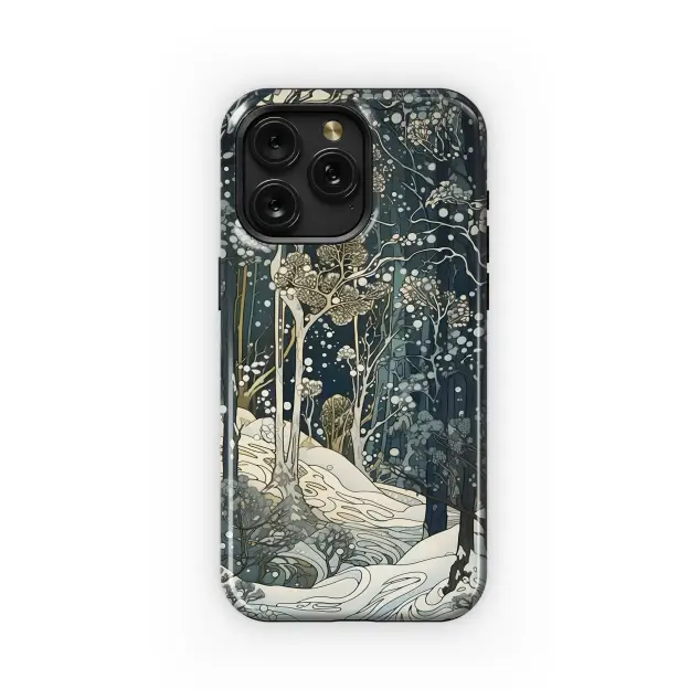 Samsung Galaxy A12 Nacho Winter Snow Wonderland Phone Case