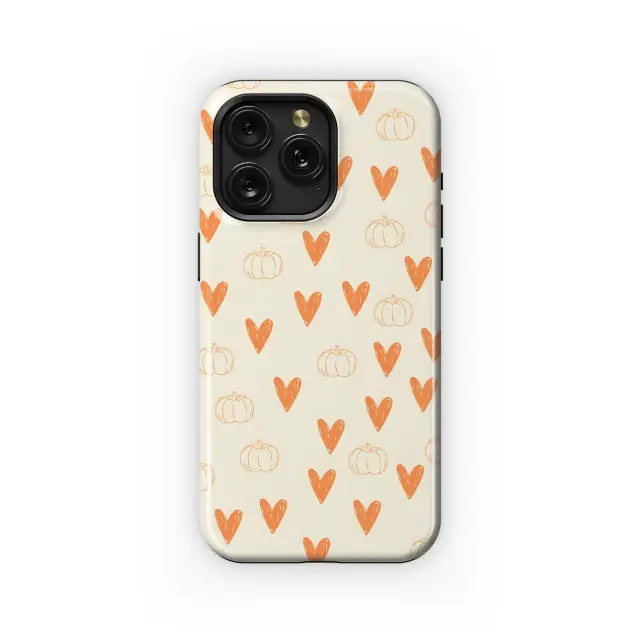 Samsung Galaxy A13 4G Autumn Pumpkin Heart Phone Case