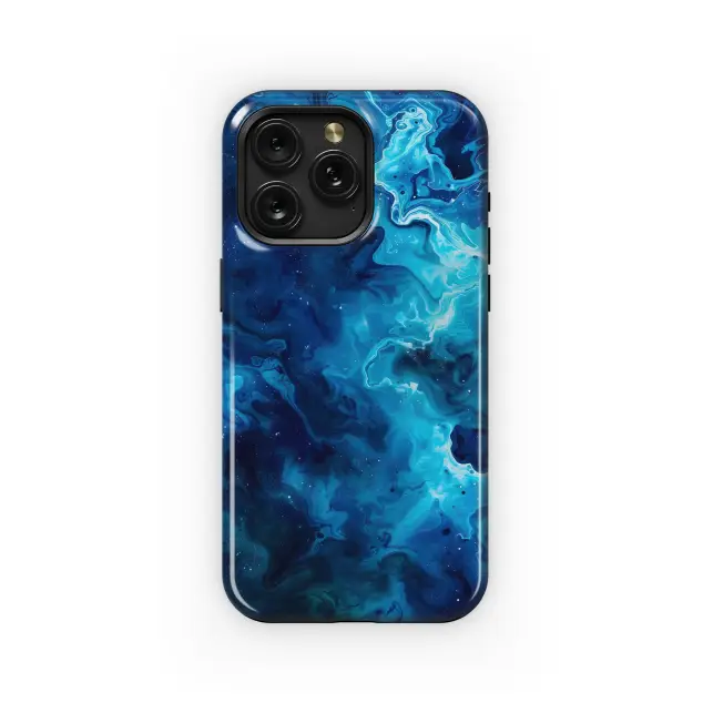 Samsung Galaxy A13 4G Cosmic Blue Swirl Phone Case