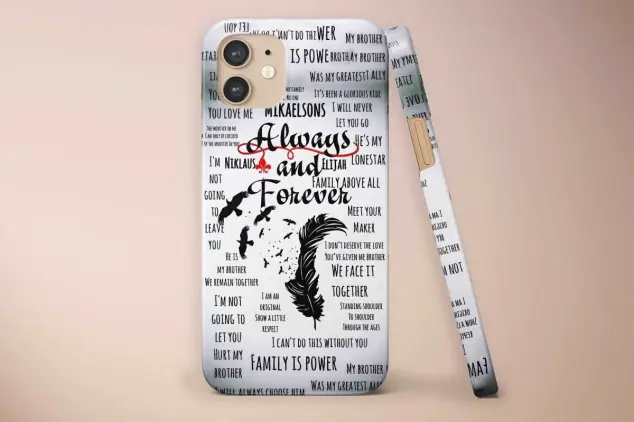 Samsung Galaxy A13 4G Meaningful Deep Quote Stefan, Damon, Salvatore, and Elena Phone Case