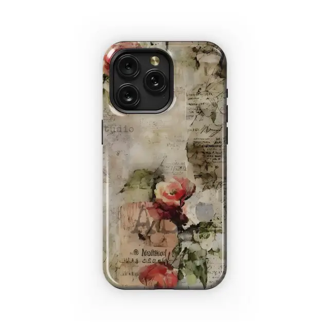 Samsung Galaxy A13 4G Newspaper Flower Aesthetic Phone Case