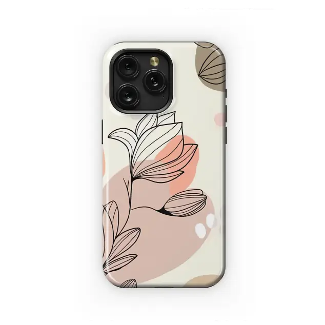 Samsung Galaxy A13 4G Serene Garden in Muted Tones Phone Case