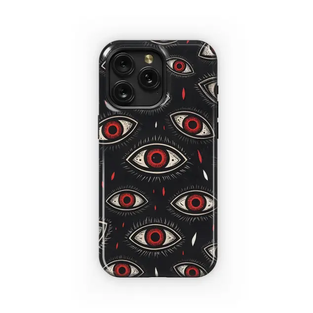 Samsung Galaxy A15 5G Thousand-Eyed Crimson Vigil Phone Case
