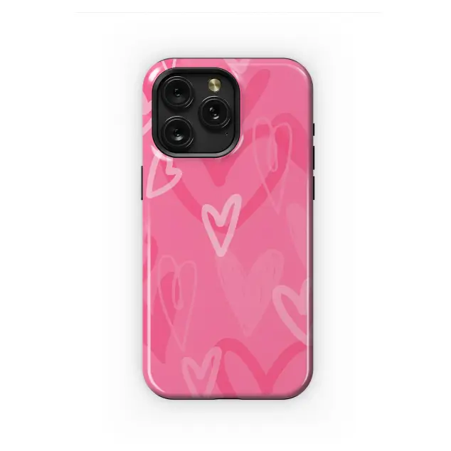 Samsung Galaxy A20e A Rush of Pink Hearts Phone Case