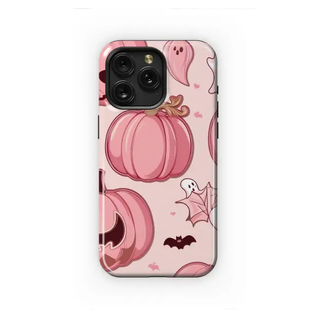 Samsung Galaxy A20s Sweet & Spooky Pink Ghost Party Phone Case