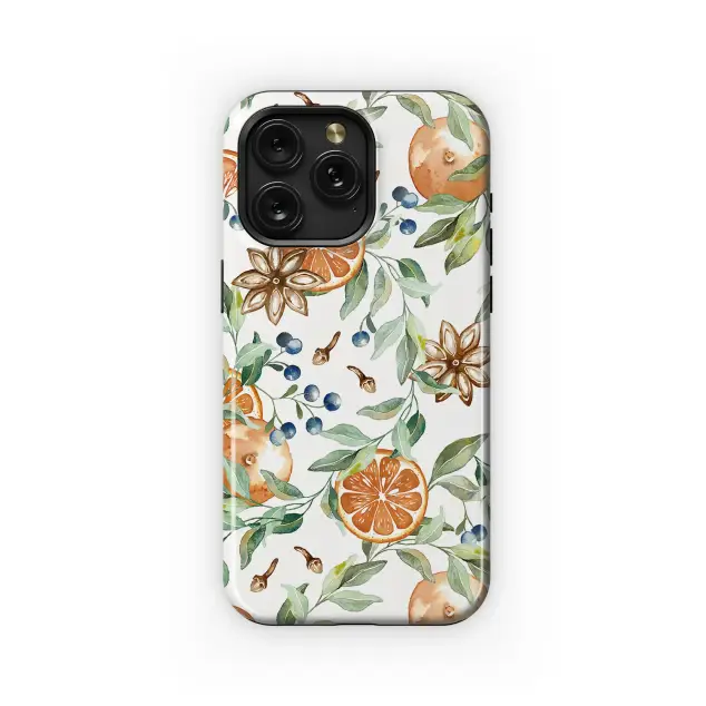 Samsung Galaxy A20s Winter Spice and Citrus Garland Phone Case