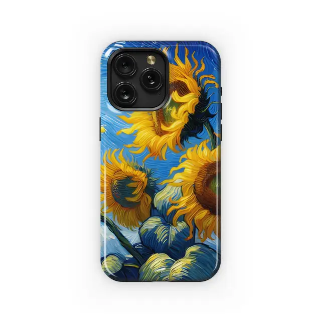 Samsung Galaxy A22 4G Sunflowers Van Gogh Style Phone Case