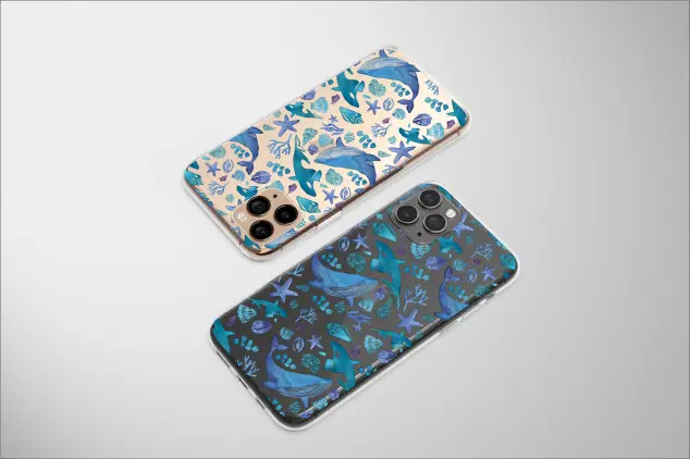 Samsung Galaxy A22 5G Clear A Chorus of the Deep Phone Case