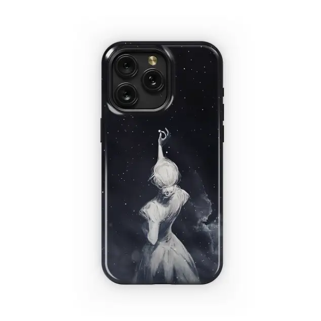 Samsung Galaxy A22 5G Cosmic Dreamscape Girl Phone Case