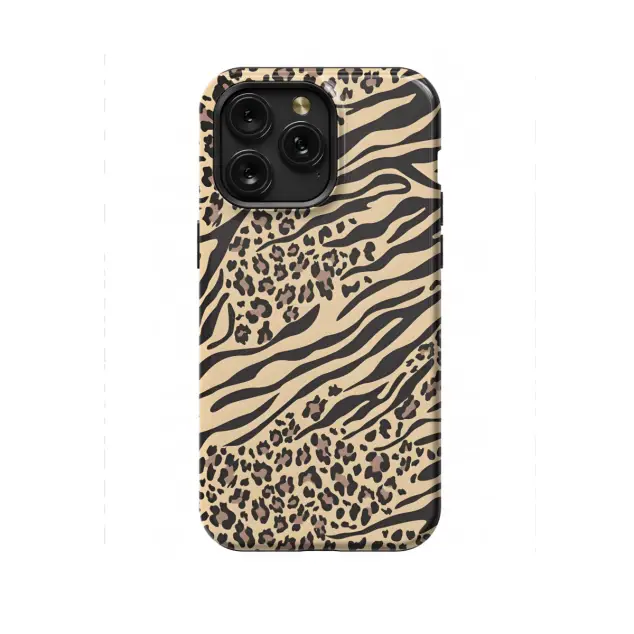 Samsung Galaxy A23 5G Animal Print Leopard and Zebra Texture Mix Phone Case