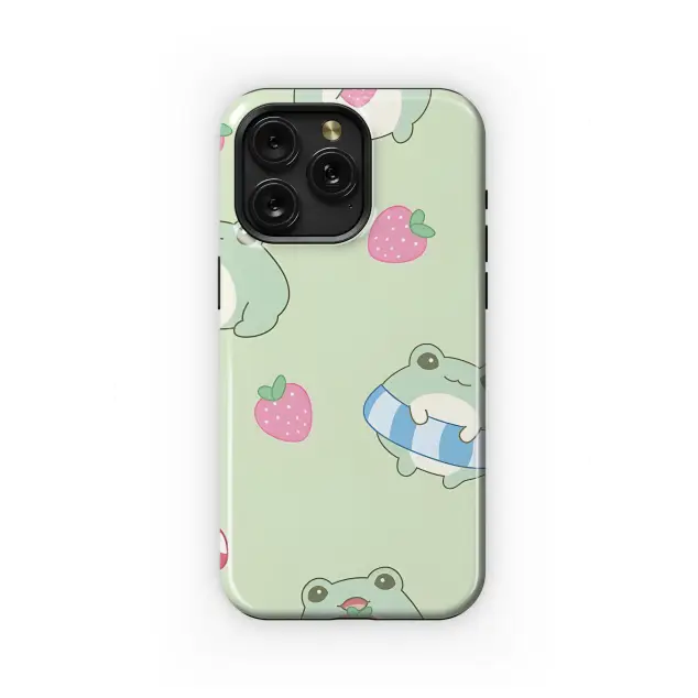 Samsung Galaxy A23 5G Watercolor Cute Frog Seamless Phone Case