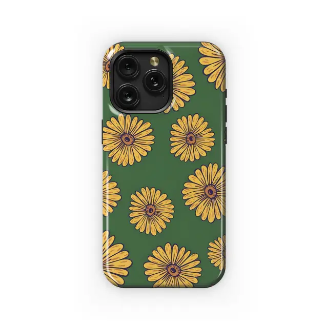 Samsung Galaxy A23 5G Yellow Sunflower Green Phone Case