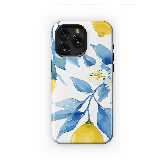 Samsung Galaxy A3 2016 Lemon Grove in Cerulean Hues Phone Case