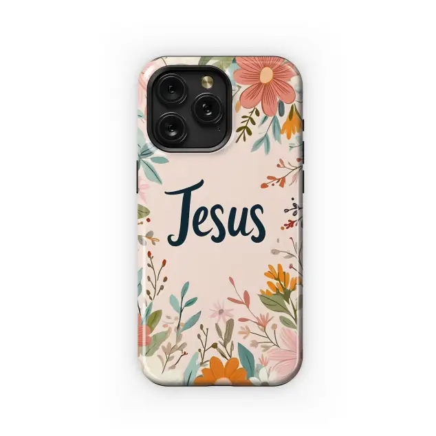 Samsung Galaxy A31 Jesus Floral Garden Phone Case