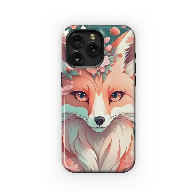 Samsung Galaxy A33 5G Beautiful Floral Fox Phone Case